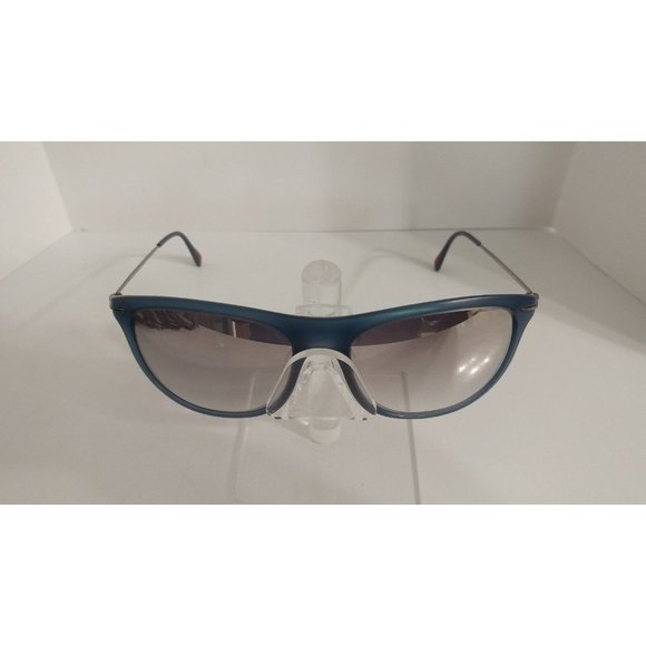Authentic Prada SPS 01P JAP-6Y1 56-17-140 Unisex Sunglasses NEW Blue/Silver - Picture 1 of 5